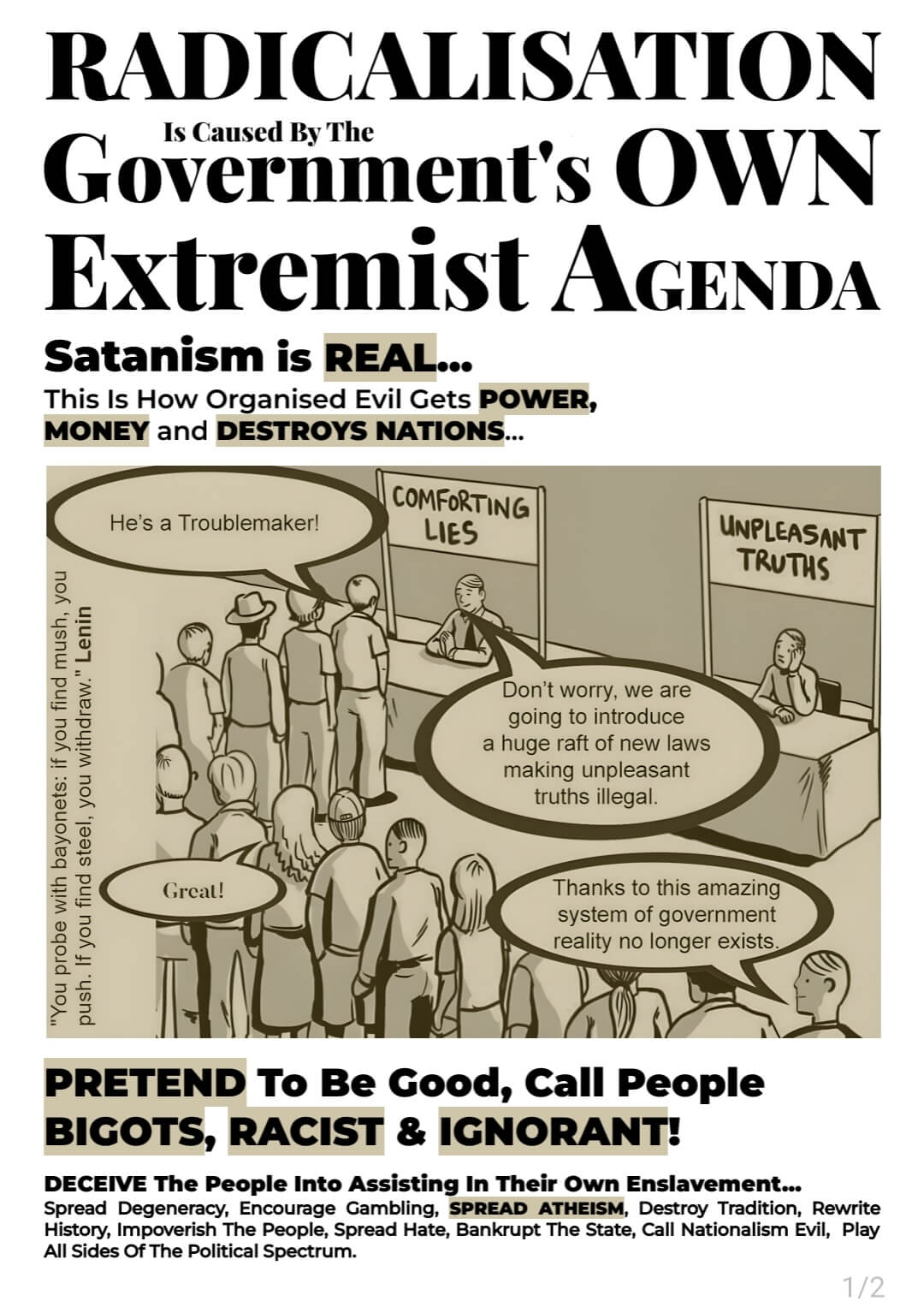 Nationalist Leaflet Nationalist Leaflet